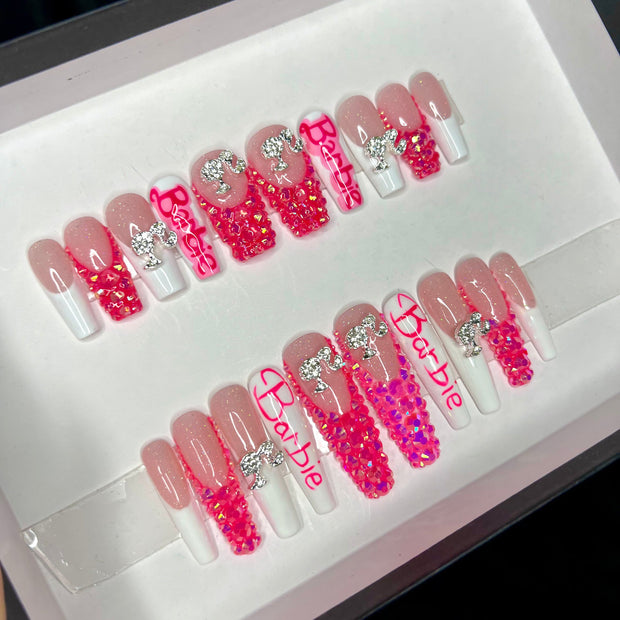 Barbie Press On Nails