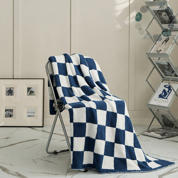 Plaid Checkerboard Four Season Blanket Sofa Throw Blanket