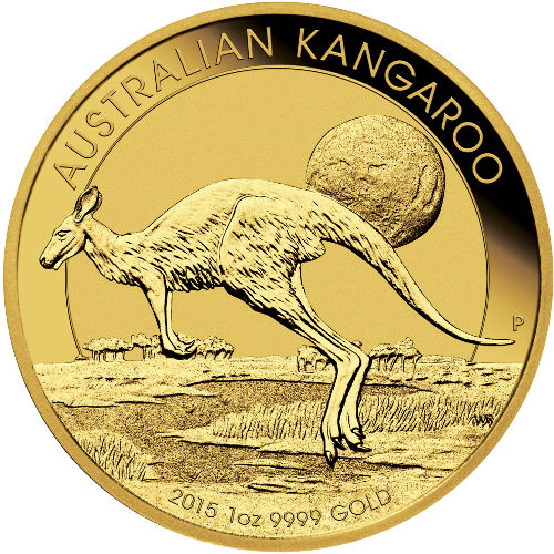 1 oz Australian Gold Kangaroo Coin (Random Year, BU)