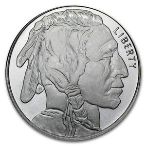 1 oz Silver Round - Buffalo Design (New)