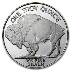 1 oz Silver Round - Buffalo Design (New)