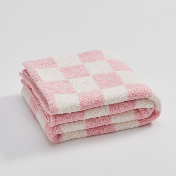 Plaid Checkerboard Four Season Blanket Sofa Throw Blanket
