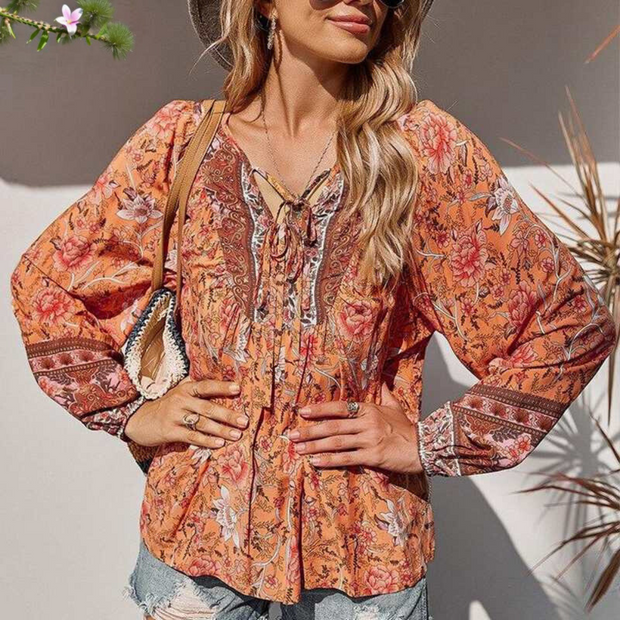 Bianca | Elegante Boho-Bluse