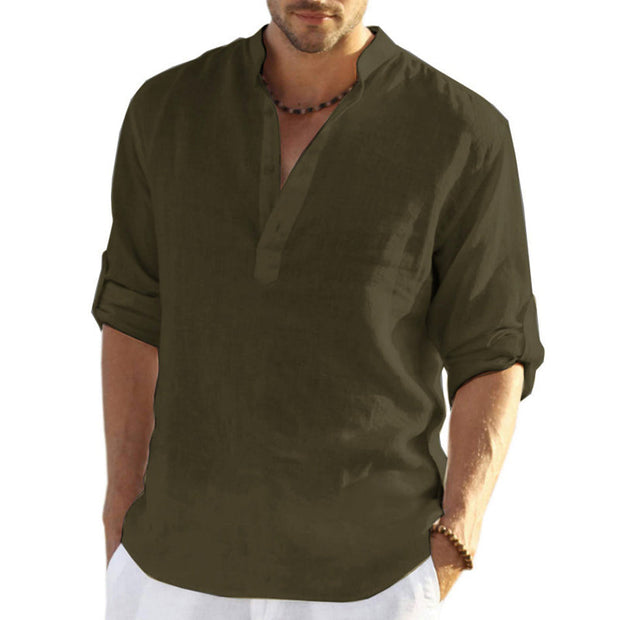 Elijah | Linen shirt for men