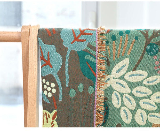 Six-Layer Cotton Gauze Towel Quilt Summer Office Blanket