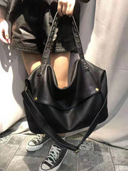 Leather Cowhide Casual Shoulder Bag Women Crossbody Bag