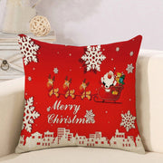 2 Pieces Christmas Linen Household Pillowcases