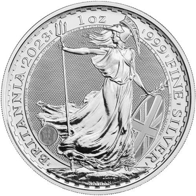 2023 1 oz British Silver Britannia Coin (BU)