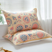 Cotton Gauze Breathable 100% Cotton Sofa Throw Floral Pillowcase