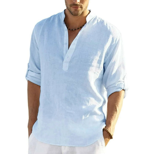 Elijah | Linen shirt for men