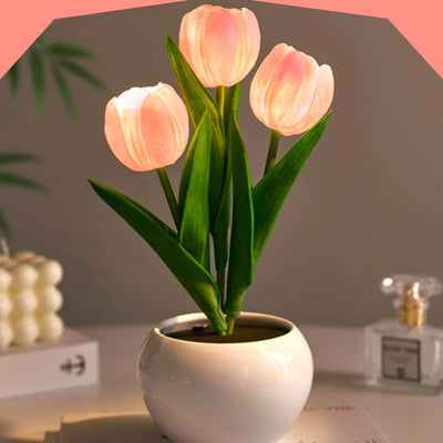 Glowing Tulip: Premium Table Lamp