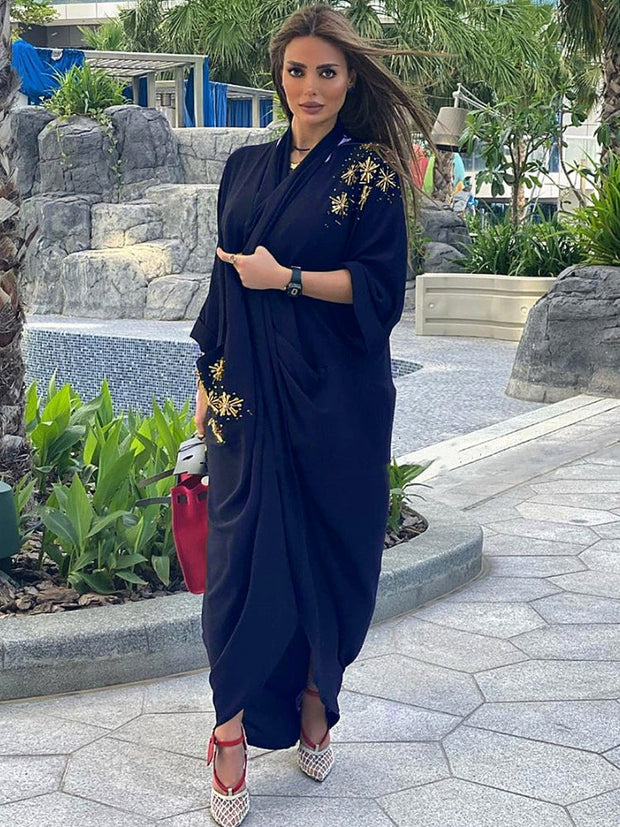Two Hand Sewn Beaded Robe Abaya