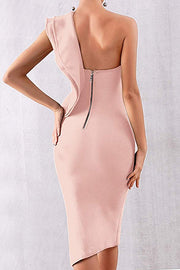 Aitana One Shoulder Bandage Dress - MY SEXY STYLES