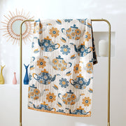 Floral Absorbent Cotton Towel Adult Bath Towel
