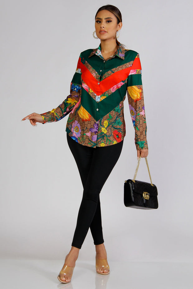 Adalynn Long Sleeve Button Down Shirt - MY SEXY STYLES