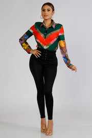 Adalynn Long Sleeve Button Down Shirt - MY SEXY STYLES