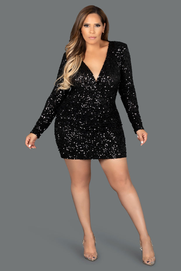 Alanna Sequins Mini Dress - MY SEXY STYLES