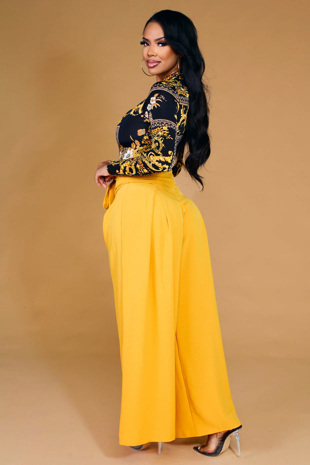 Alice Tied Waist Palazzo Pants - MY SEXY STYLES