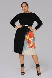 Anastasia Pleated Skirt Dress - MY SEXY STYLES