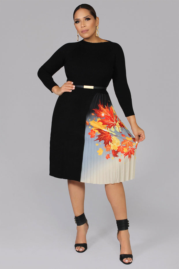 Anastasia Pleated Skirt Dress - MY SEXY STYLES