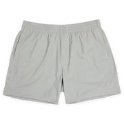 Atlas Short 5.5" Grey Front with elastic waistband and two inseam pockets