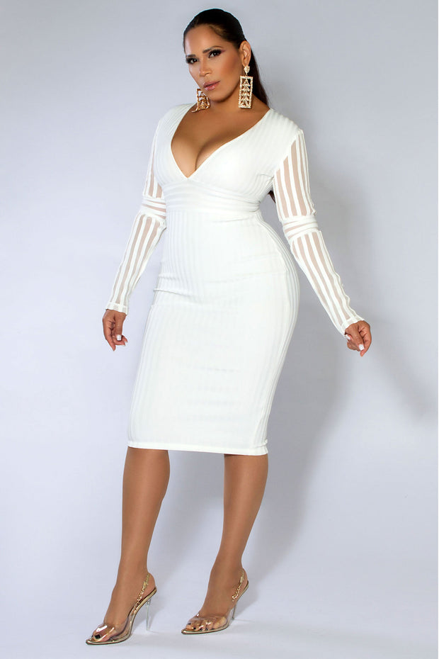 Avayah Long Sleeves Bandage Dress - MY SEXY STYLES