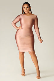 Aviana Ruched Bodycon Dress - MY SEXY STYLES