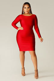 Aviana Ruched Bodycon Dress - MY SEXY STYLES