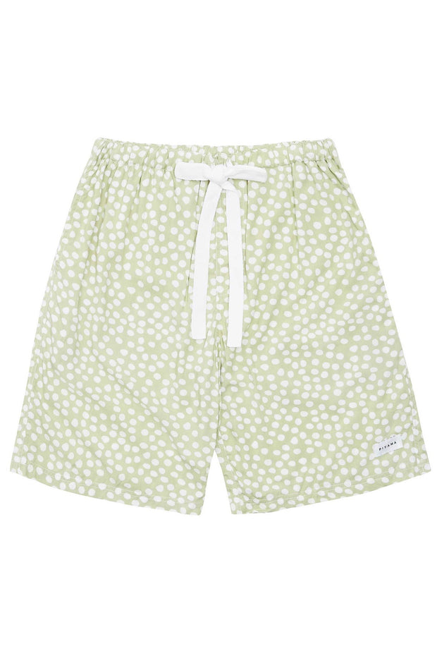 Men's Boxer Shorts - Reverse Dot - Sage Green