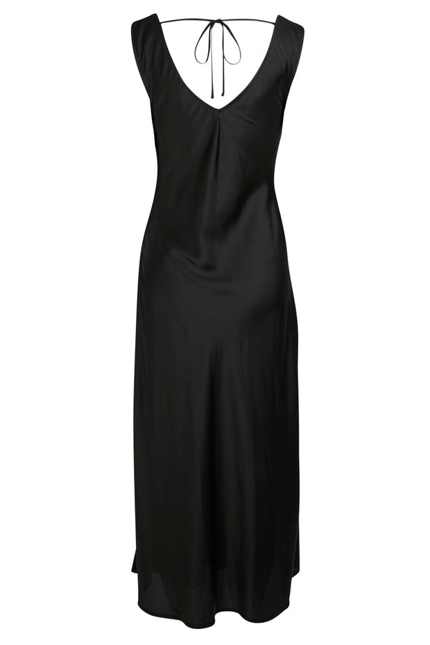 Black Beaded Allegra Dress