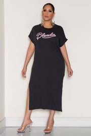 Blondie Casual T-Shirt Dress - MY SEXY STYLES