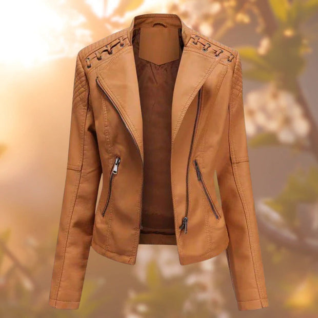 Ravens | Leather jacket for women