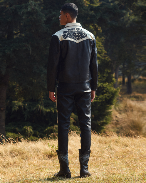 CHAMARRA POCKETS CUERA HOMBRE
