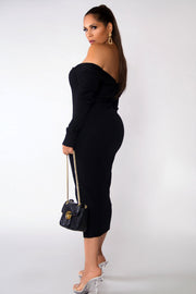 Kara Knit Midi Pencil Dress - MY SEXY STYLES