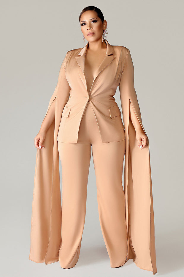 Elegant Queen Pants and Blazer Set - MY SEXY STYLES
