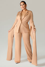 Elegant Queen Pants and Blazer Set - MY SEXY STYLES