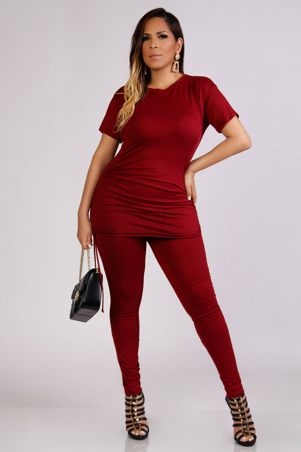 Gemma Ruched Leggings Set - MY SEXY STYLES