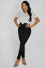 Henley High Waist Skinny Pants - MY SEXY STYLES