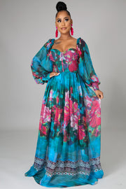 Galilea Floral Maxi Dress - MY SEXY STYLES