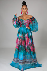 Galilea Floral Maxi Dress - MY SEXY STYLES