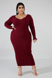 Kara Knit Midi Pencil Dress - MY SEXY STYLES