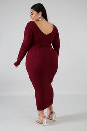 Kara Knit Midi Pencil Dress - MY SEXY STYLES