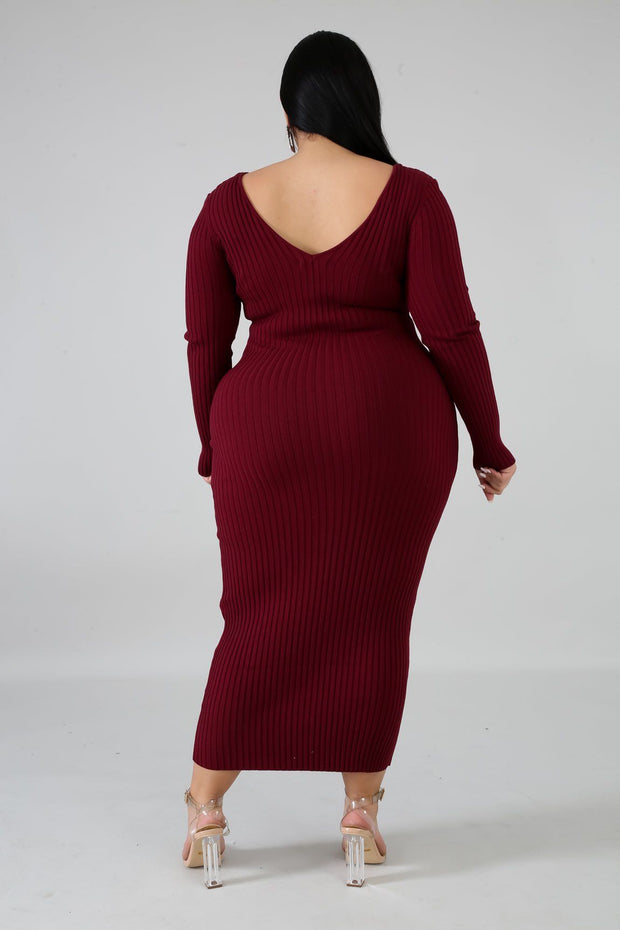 Kara Knit Midi Pencil Dress - MY SEXY STYLES