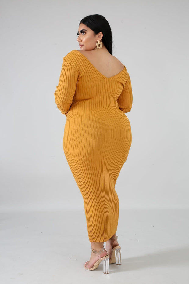 Kara Knit Midi Pencil Dress - MY SEXY STYLES