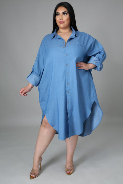 LAST ONE LEFT - STRETCHY PLUS SIZE DRESS - MY SEXY STYLES