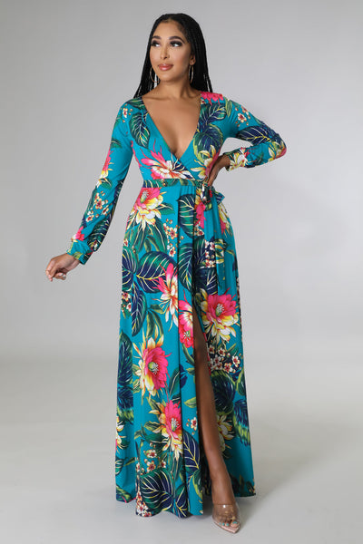 Floral Spring Maxi Dress - MY SEXY STYLES