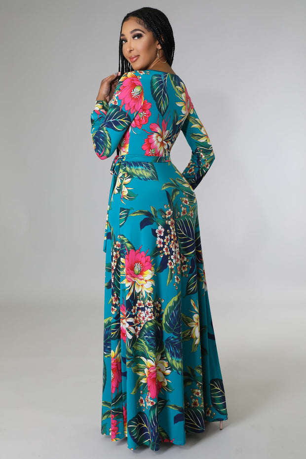 Floral Spring Maxi Dress - MY SEXY STYLES