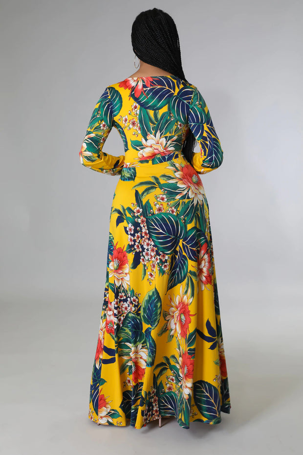 Floral Spring Maxi Dress - MY SEXY STYLES