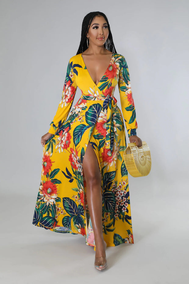 Floral Spring Maxi Dress - MY SEXY STYLES