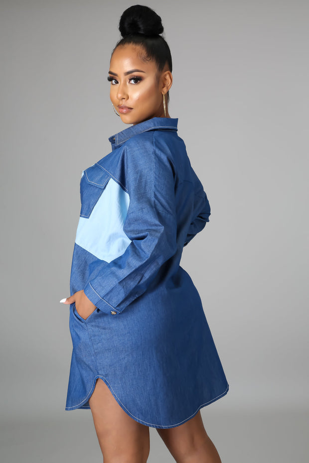 Luciana Shirt Dress - MY SEXY STYLES